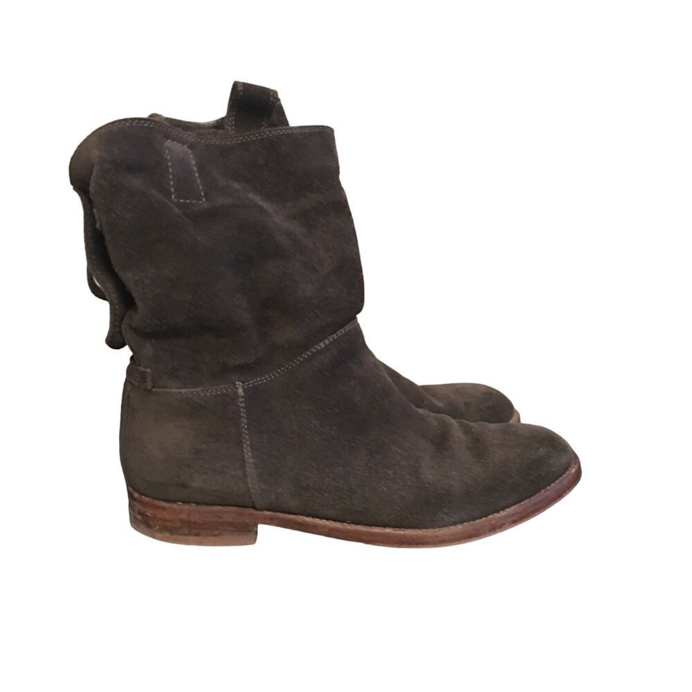 Albert Fermani Grey slouch boot size 7M